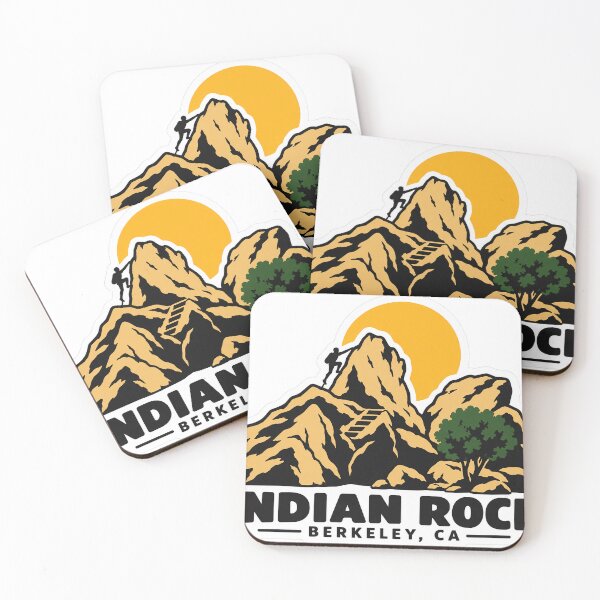 Item preview, Berkeley, CA: Indian Rock sticker design. designed and sold by PIXEL POP DESIGNS - Beyond the Norm!.
