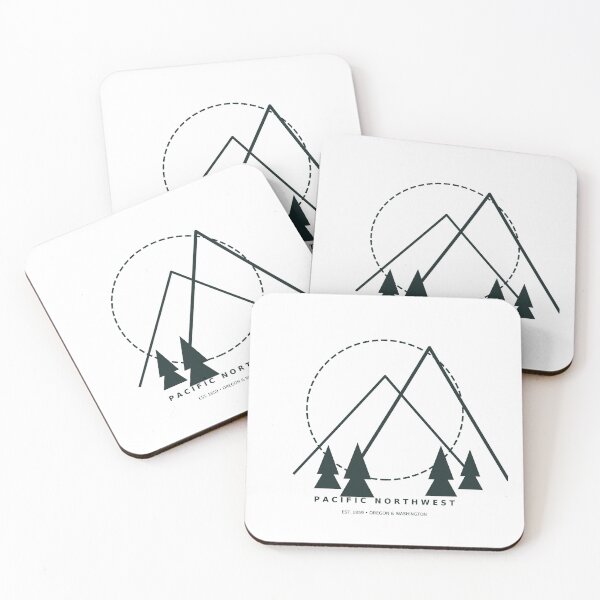 Item preview, PNW geometric (dark teal) designed and sold by Elindquistt.