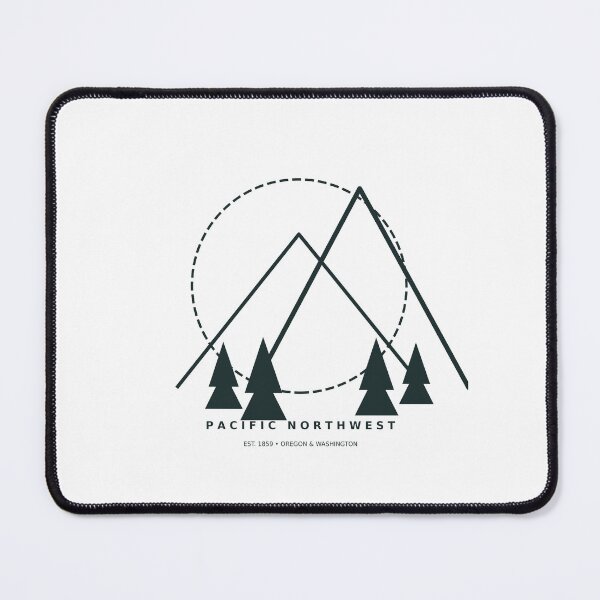 Item preview, PNW geometric (dark teal) designed and sold by Elindquistt.