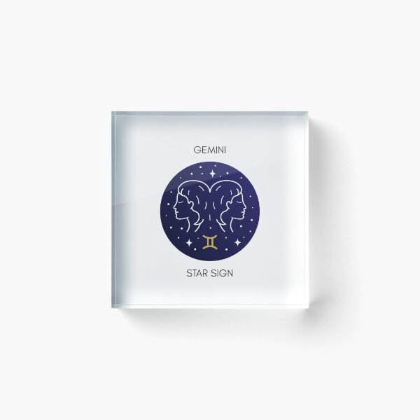 Item preview, Minimalist Celestial Gemini Zodiac Sign Horoscope designed and sold by Jelicint.