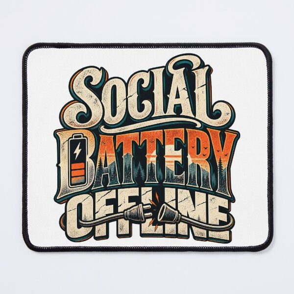 Item preview, Social Battery Offline designed and sold by FZ Studio .