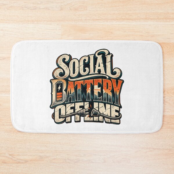 Item preview, Social Battery Offline designed and sold by FZ Studio .