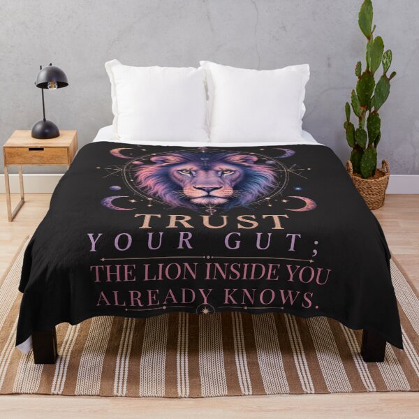 Item preview, Trust Your Gut The Lion Inside You Already Knows Mystic Art designed and sold by Bennie Singh.