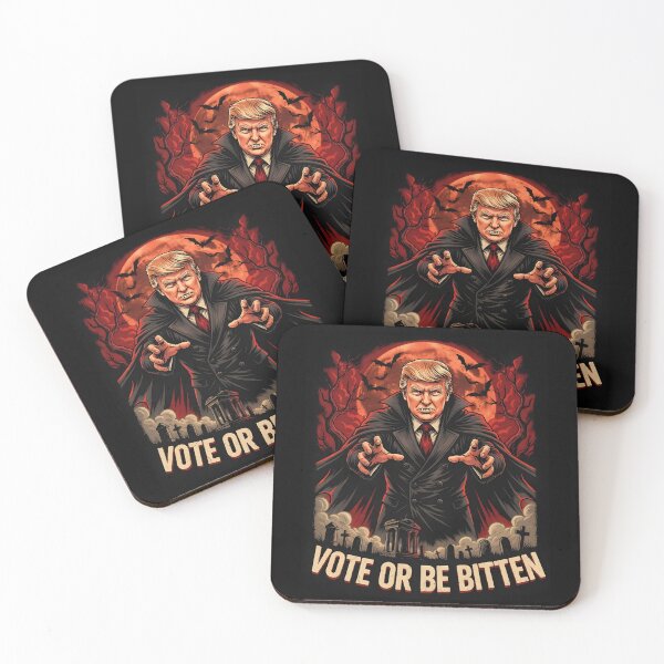 Item preview, Vote or Be Bitten Scary Trump Vampire Graveyard Blood Moon designed and sold by Fitswear.