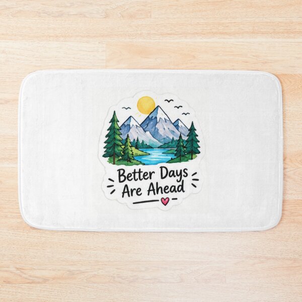 Item preview, Better Days Are Ahead Mountain Landscape designed and sold by LearnFunStore.