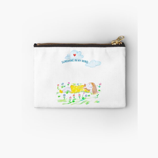 Item preview, Sunshine In My Mind ❤️ - Cute Colored Pencil Girl & Flowers designed and sold by alilu-art .