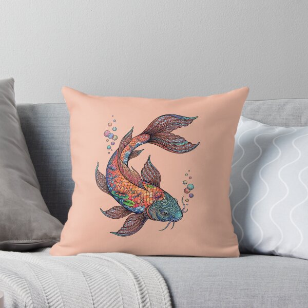 Item preview, JAPANESE KOI, FRESH WATER CREATURES, KOI POND, BOHO DESIGN designed and sold by classic car craze.