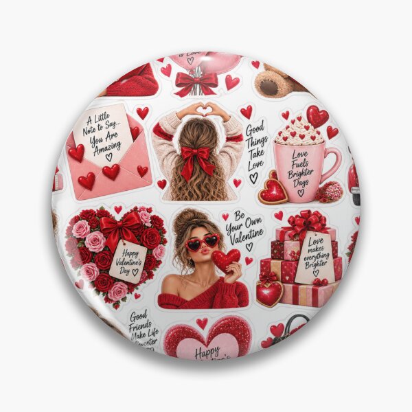Item preview, Cute Valentine Love Sticker Collection designed and sold by Twins2Designs.