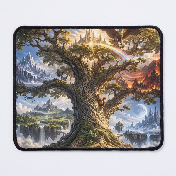 Item preview, Norse Mythology: Yggdrasil, The World Tree (The Nine Realms) designed and sold by Moviebuff91.