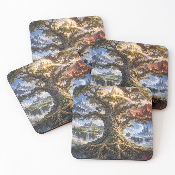 Item preview, Norse Mythology: Yggdrasil, The World Tree (The Nine Realms) designed and sold by Moviebuff91.