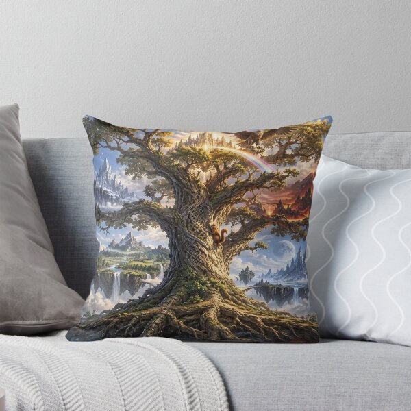 Item preview, Norse Mythology: Yggdrasil, The World Tree (The Nine Realms) designed and sold by Moviebuff91.