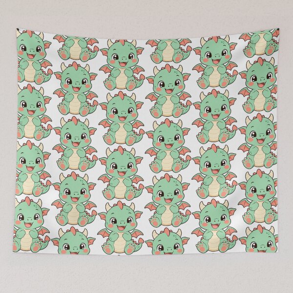 Artikelvorschau, Niedlicher Babydrache | Kawaii-Drachendesign für Drachenliebhaber entworfen und verkauft von StyxIND.
