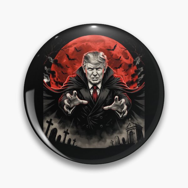 Item preview, Sinister Trumpcula Graveyard Blood Moon Bats Halloween designed and sold by Fitswear.