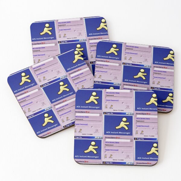 Item preview, Sign on- AOL Instant Messenger  designed and sold by ThatInstaGirl.