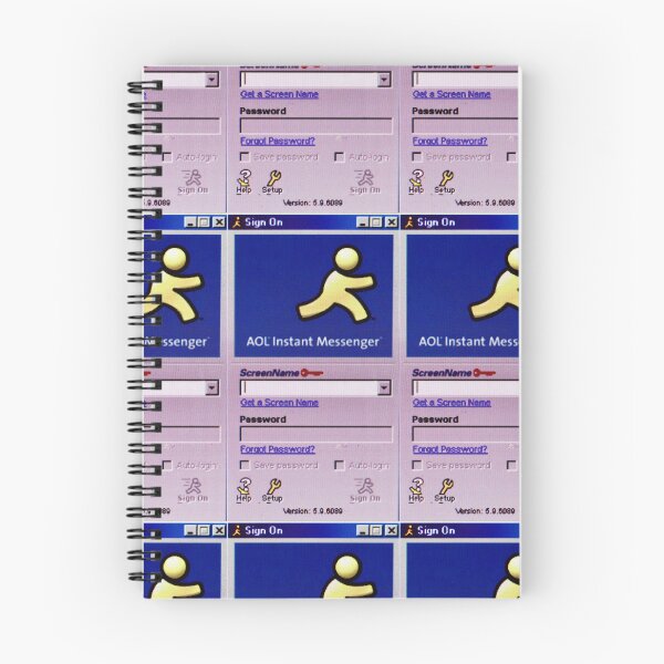 Item preview, Sign on- AOL Instant Messenger  designed and sold by ThatInstaGirl.