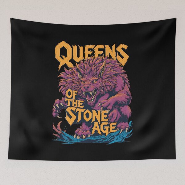 Item preview, QueensS Of The StoneS Age WerewolfS MonsterS Rock  designed and sold by diaricesaltArt.
