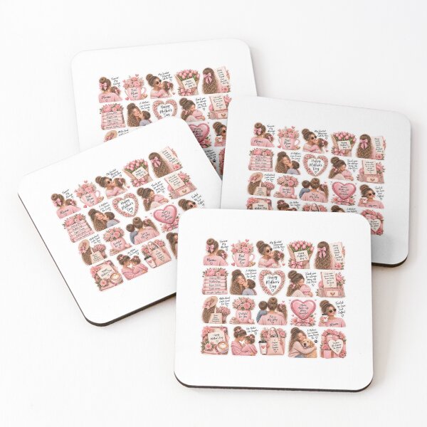 Artikelvorschau, Süße Muttertags-Sticker-Kollektion entworfen und verkauft von Twins2Designs.