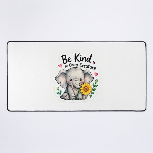 Item preview, Be Kind to Every Creature Elephant Nature designed and sold by LearnFunStore.