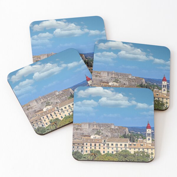 Item preview, Saint Spyridon Church Bell Tower and New Fortress in Corfu Town, Greece designed and sold by goceris.