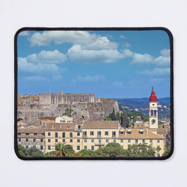 Item preview, Saint Spyridon Church Bell Tower and New Fortress in Corfu Town, Greece designed and sold by goceris.