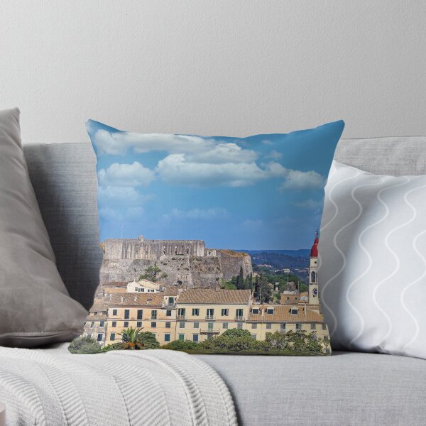Item preview, Saint Spyridon Church Bell Tower and New Fortress in Corfu Town, Greece designed and sold by goceris.