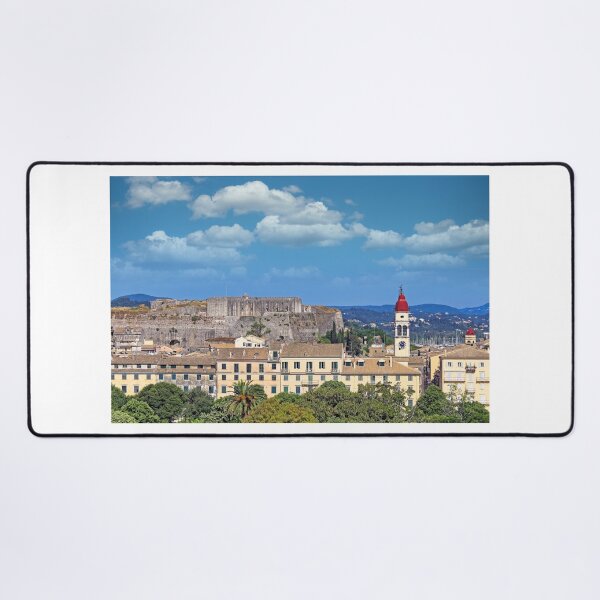 Item preview, Saint Spyridon Church Bell Tower and New Fortress in Corfu Town, Greece designed and sold by goceris.
