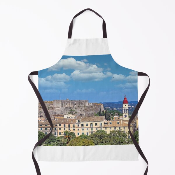 Item preview, Saint Spyridon Church Bell Tower and New Fortress in Corfu Town, Greece designed and sold by goceris.