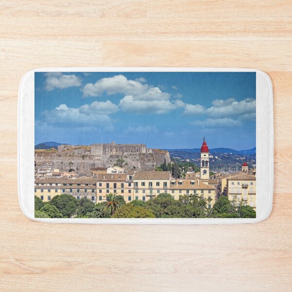 Item preview, Saint Spyridon Church Bell Tower and New Fortress in Corfu Town, Greece designed and sold by goceris.
