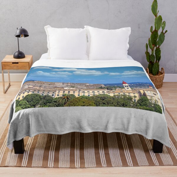 Item preview, Saint Spyridon Church Bell Tower and New Fortress in Corfu Town, Greece designed and sold by goceris.