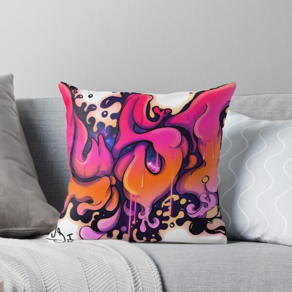 Item preview, LUST – Cosmic Neon Graffiti Drip Art designed and sold by NeonSpiritArt.