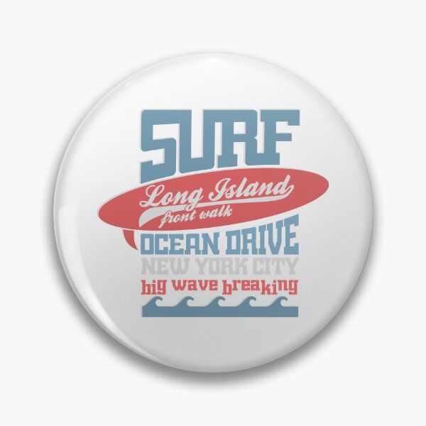 Item preview, Long Island Surf Big Wave Ocean Drive Beach Design designed and sold by FuzionRaptor.