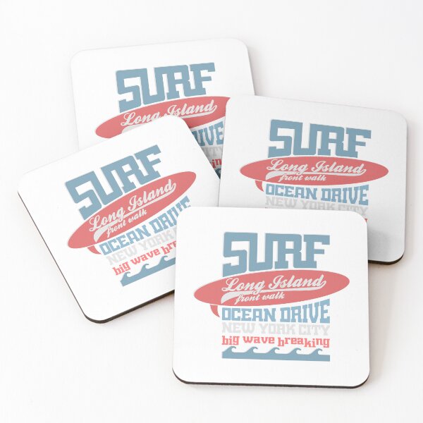 Item preview, Long Island Surf Big Wave Ocean Drive Beach Design designed and sold by FuzionRaptor.