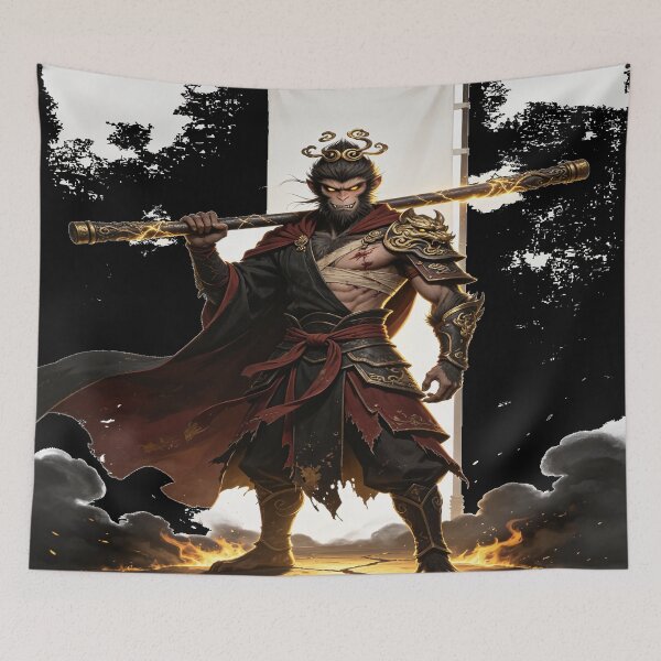 Item preview, Golden Thunder Wukong Flag General designed and sold by DigArtis.