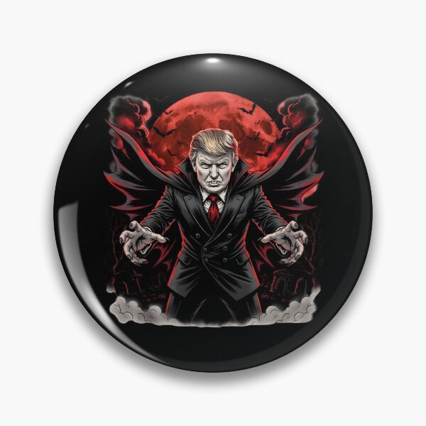 Item preview, Spooky Trump Vampire Graveyard Blood Moon Bats Halloween designed and sold by Fitswear.