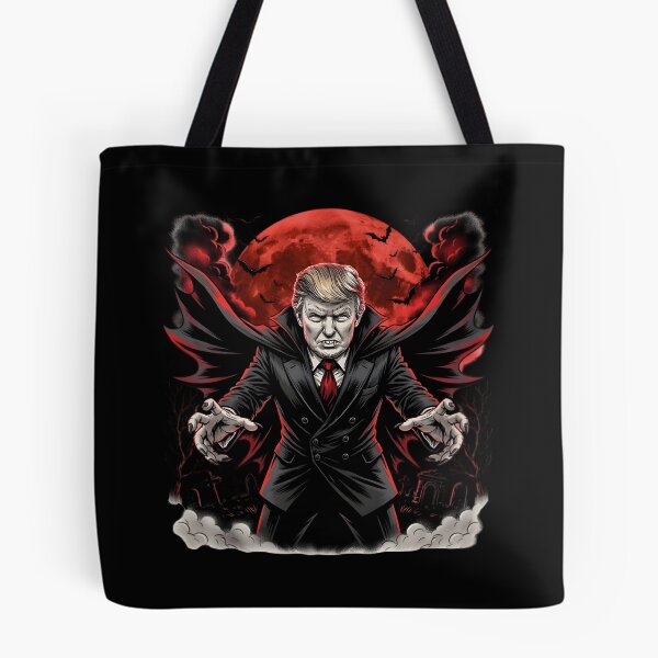 Item preview, Spooky Trump Vampire Graveyard Blood Moon Bats Halloween designed and sold by Fitswear.