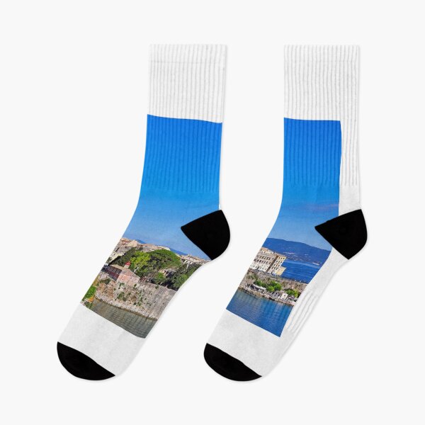 Item preview, Corfu Old Town Skyline with Saint Spyridon Church Bell Tower in Greece designed and sold by goceris.