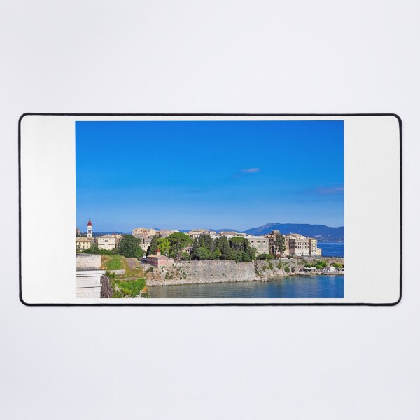 Item preview, Corfu Old Town Skyline with Saint Spyridon Church Bell Tower in Greece designed and sold by goceris.