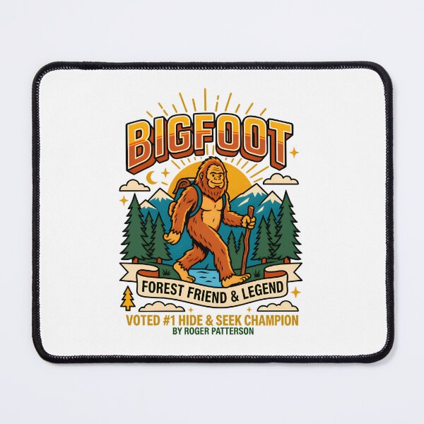 Item preview, Vintage 1980s Bigfoot Hide & Seek Champion Retro Graphic T-shirt designed and sold by WallabyWorks.