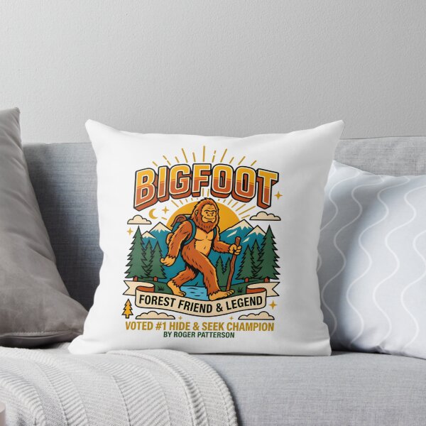 Item preview, Vintage 1980s Bigfoot Hide & Seek Champion Retro Graphic T-shirt designed and sold by WallabyWorks.