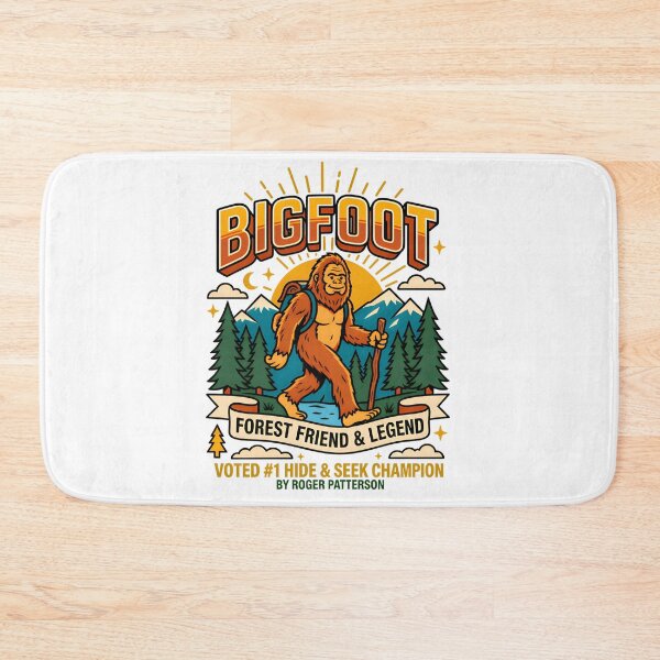 Item preview, Vintage 1980s Bigfoot Hide & Seek Champion Retro Graphic T-shirt designed and sold by WallabyWorks.