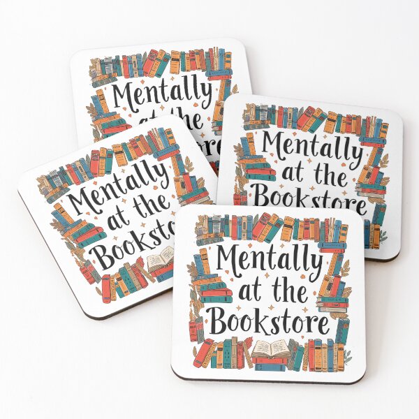 Item preview, Mentally at the Bookstore designed and sold by catcurio.