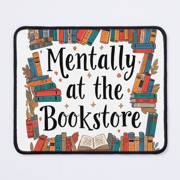 Item preview, Mentally at the Bookstore designed and sold by catcurio.