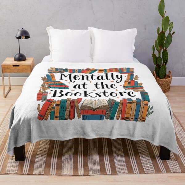 Item preview, Mentally at the Bookstore designed and sold by catcurio.