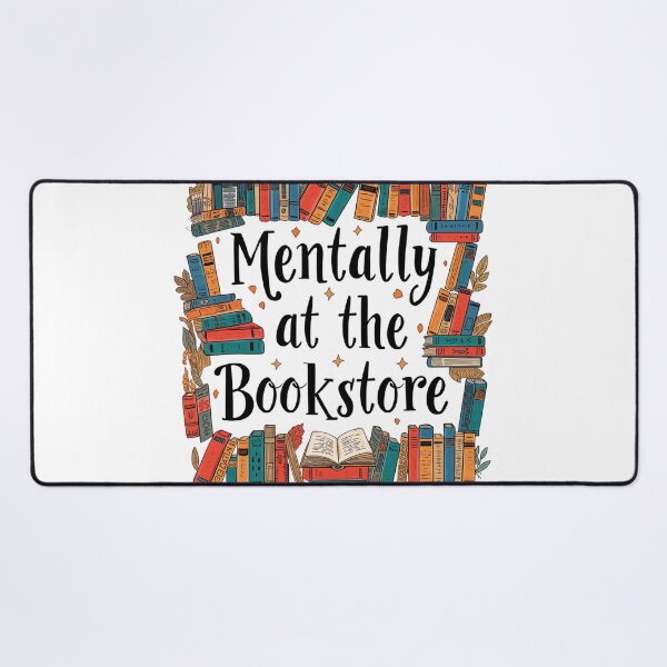 Item preview, Mentally at the Bookstore designed and sold by catcurio.