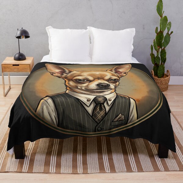 Item preview, Chihuahua as a 1920s speakeasy gangster designed and sold by 123ks.