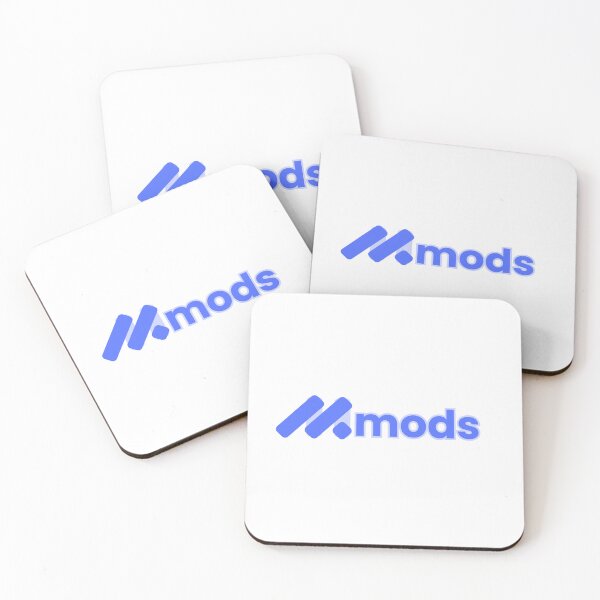 Item preview, Modern Blue Mods Logo Design designed and sold by STOXT.