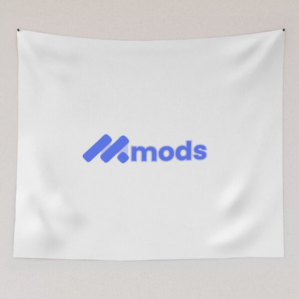 Item preview, Modern Blue Mods Logo Design designed and sold by STOXT.