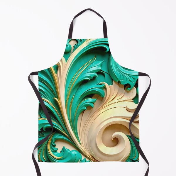 Item preview, Sculptural Emerald with Gold Enamel designed and sold by Vicky Brago-Mitchell®.