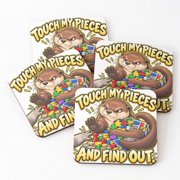 Item preview, Touch My Pieces and Find Out – The Protective Otter designed and sold by Deathmaster-906.