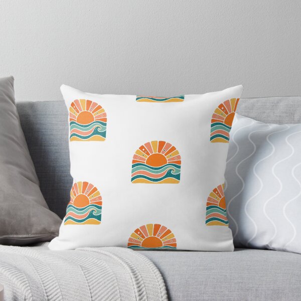 Item preview, Ocean Waves Sunset designed and sold by Colorful-Garden.